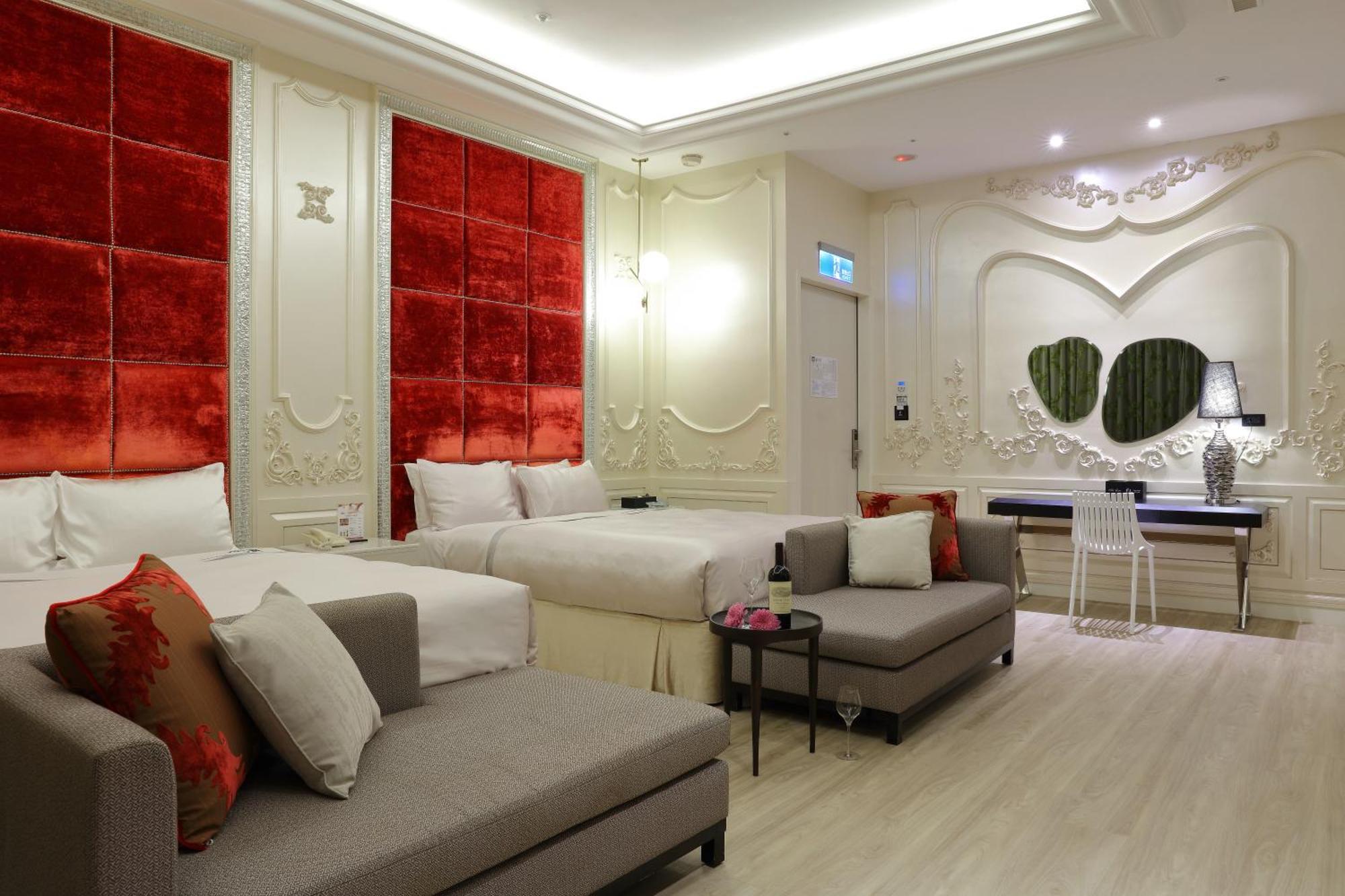 Mulan Motel Taipei Bagian luar foto