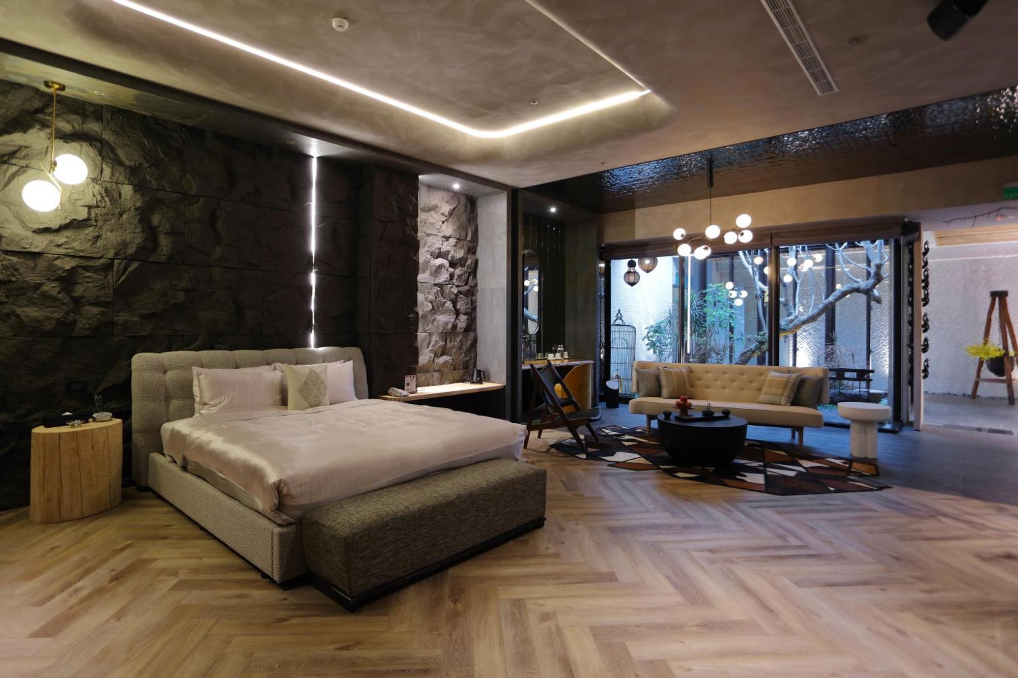 Mulan Motel Taipei Bagian luar foto
