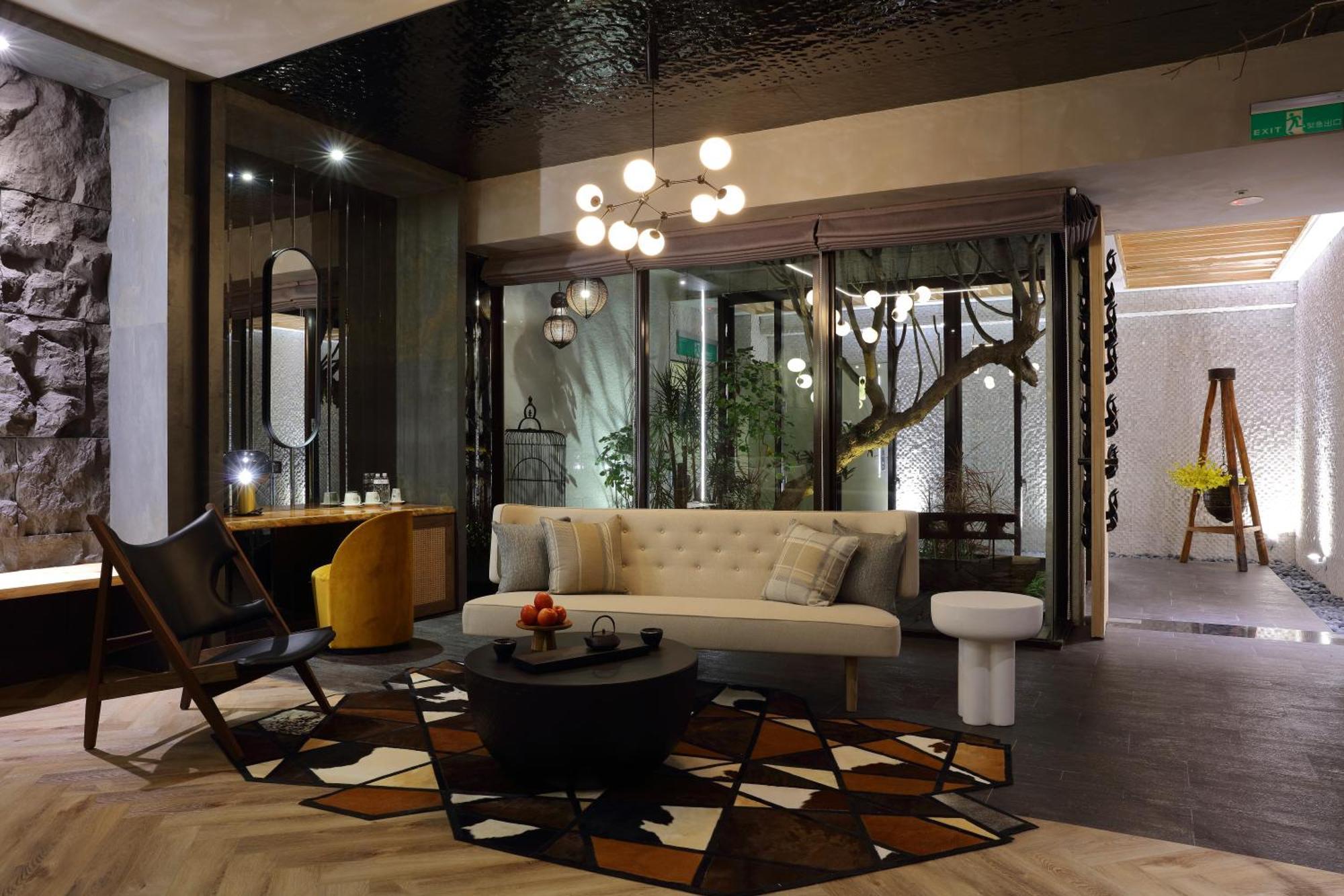 Mulan Motel Taipei Bagian luar foto
