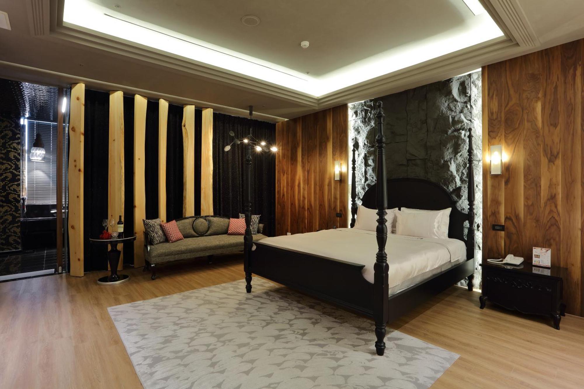 Mulan Motel Taipei Bagian luar foto