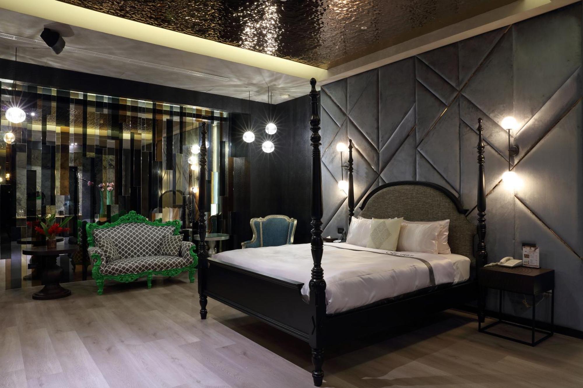 Mulan Motel Taipei Bagian luar foto